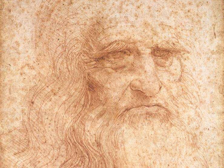 lukisan potret diri Leonardo da Vinci (Portrait of a Man in Red Chalk karya Leonardo da Vinci)