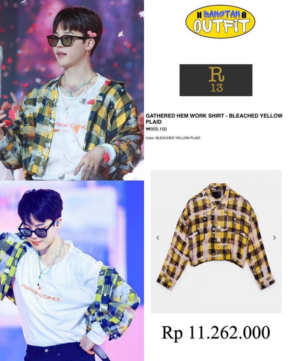 harga outfit harian Jimin BTS (instagram.com/bangtan_outfit)