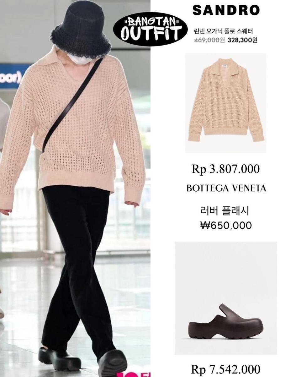 harga outfit harian Jimin BTS (instagram.com/bangtan_outfit)