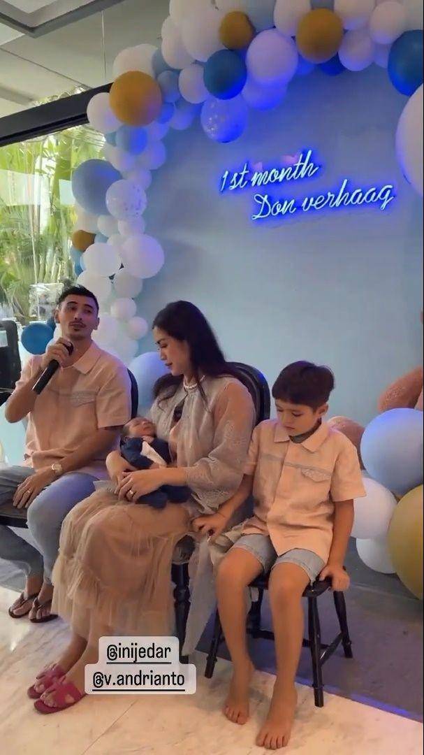 acara satu bulan Don Verhaag (instagram.com/rozmasuhardi)