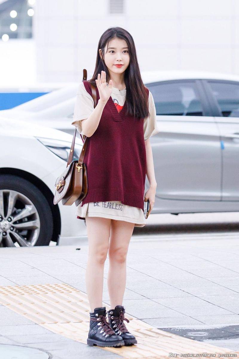 airport fashion IU (twitter.com/boxgame3)