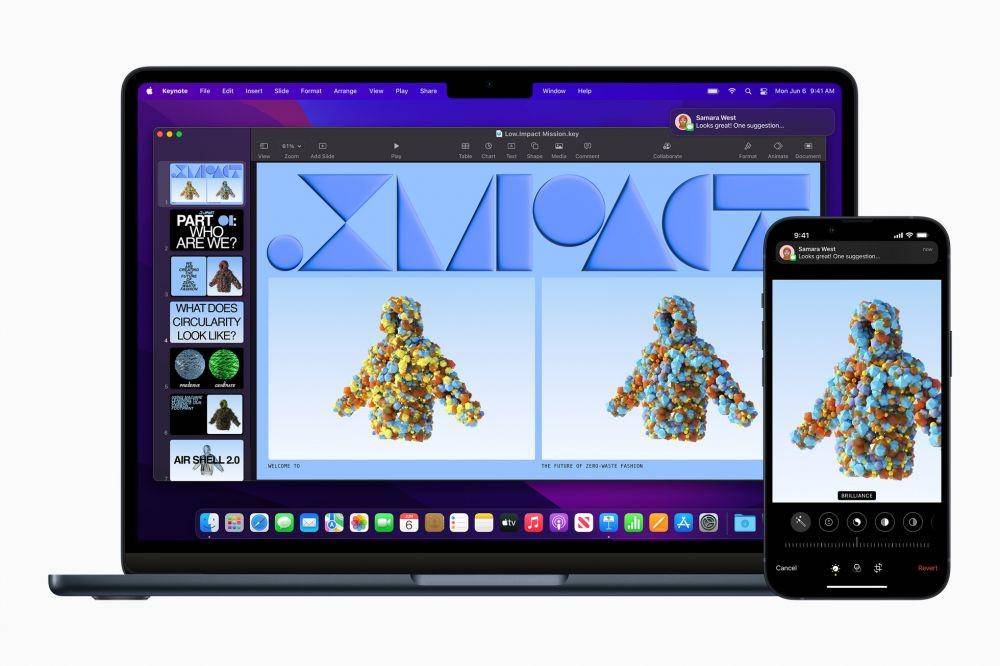 kinerja lintas perangkat MacBook Air (Dok. Apple)