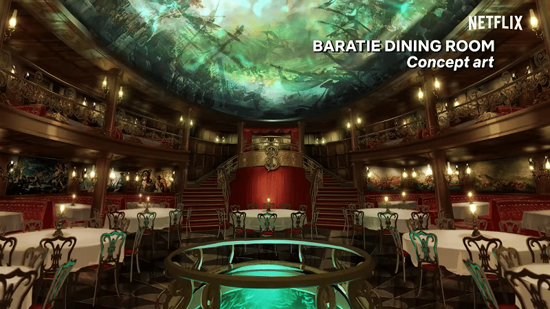 Konsep Baratie versi Netflix. (youtube.com/Netflix)