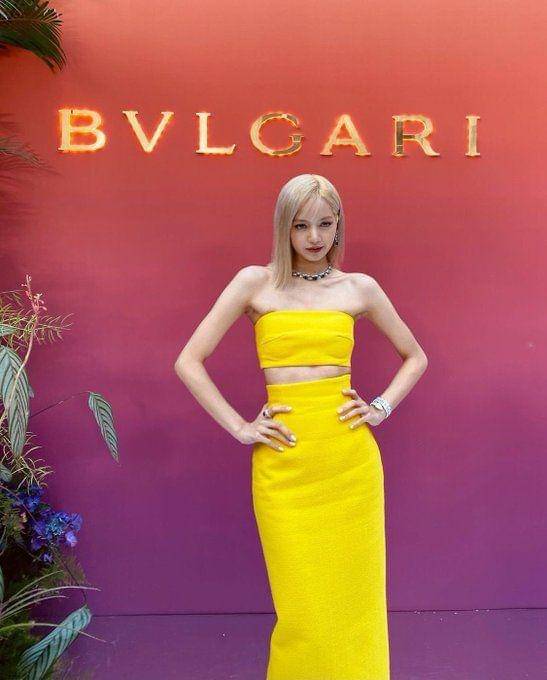 Lisa BLACKPINK di Bvlgari High Jewelry Show (twitter.com/lmonart_)