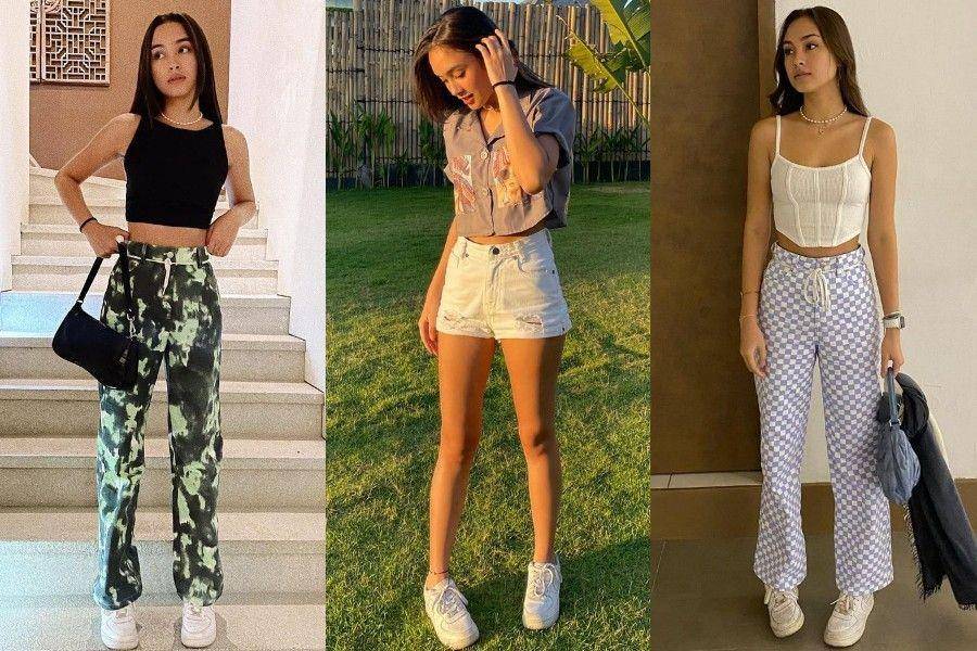 mix and match crop top ala Caitlin Halderman(instagram.com/caitlinhalderman)