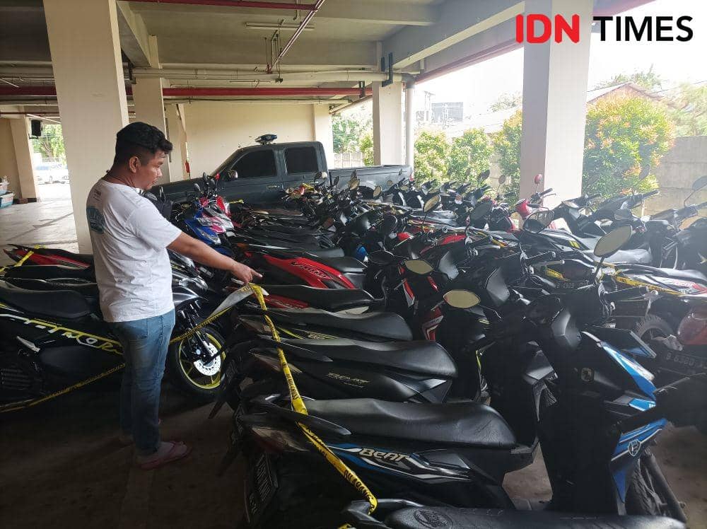 Polisi amankan puluhan motor milik remaja ingin Tawuran. (IDN Times/Imam Faishal)