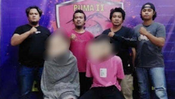 Foto kedua pelaku saat diamankan Polres Bima Kota (Dok.Polres Bima Kota)