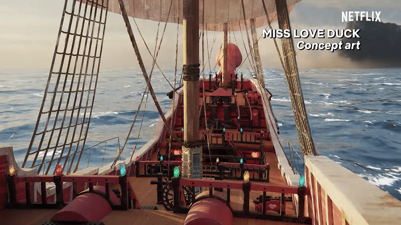 Konsep untuk Miss Love Duck. (youtube.com/Netflix)
