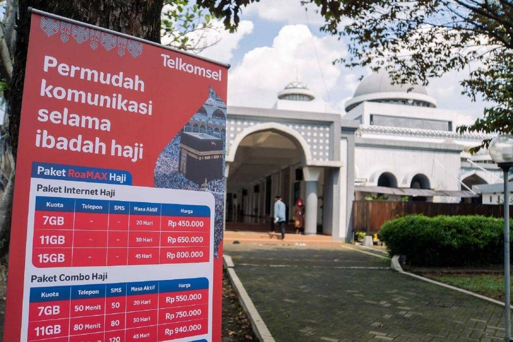 Telkomsel Buka Posko Haji di Indonesia dan Arab Saudi