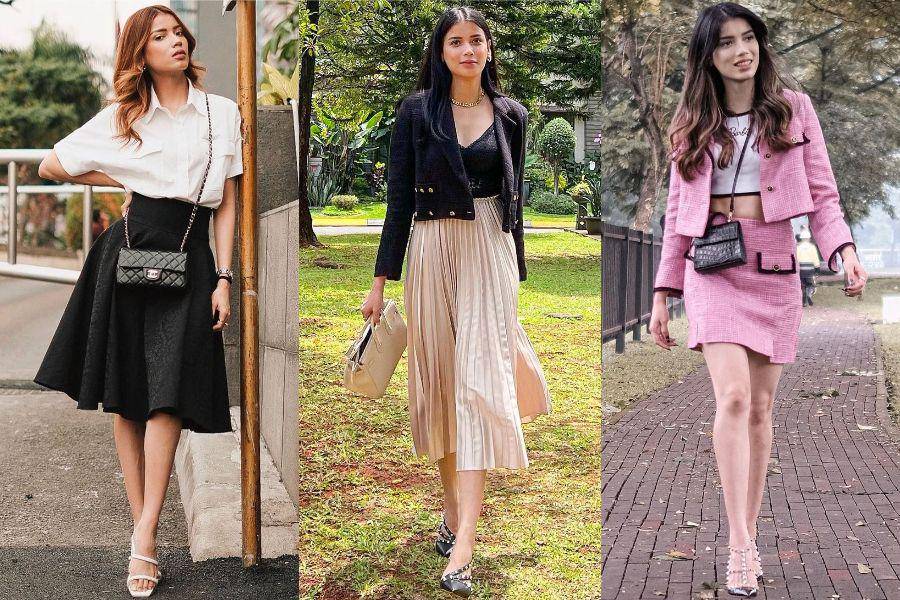 Mix and match rok ala Sabrina Chairunnisa (instagram.com/sabrinachairunnisa_)