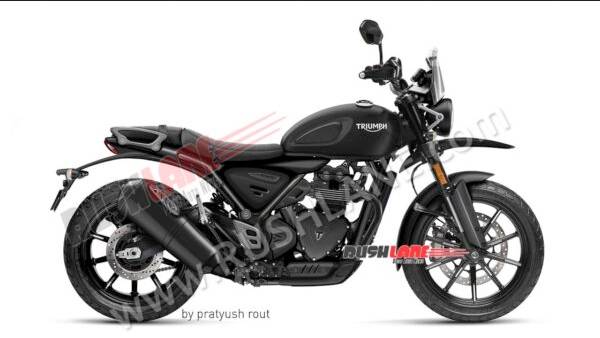Desain renderan Triumph-Bajaj Scrambler (Rushlane)