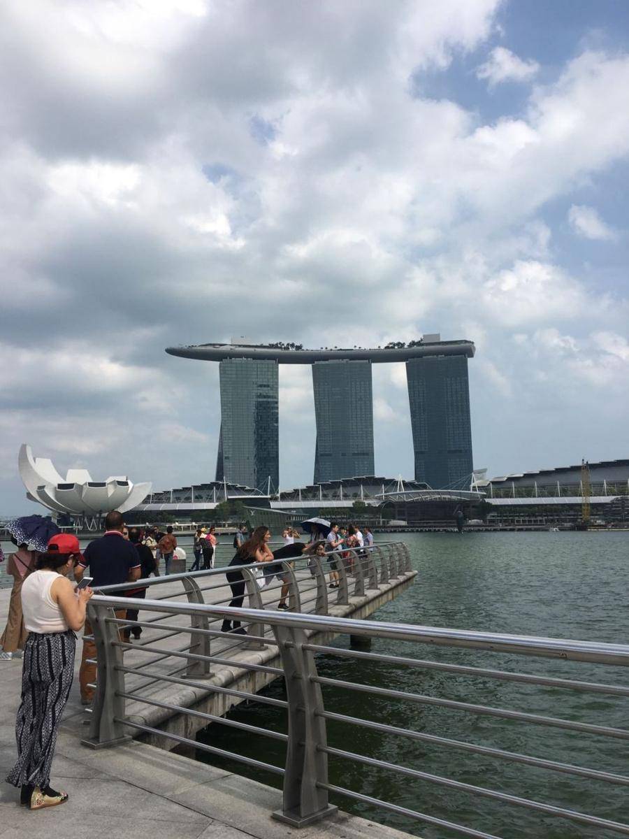 Marina Bay Sands Singapura. (IDN Times/Sonya Michaella)