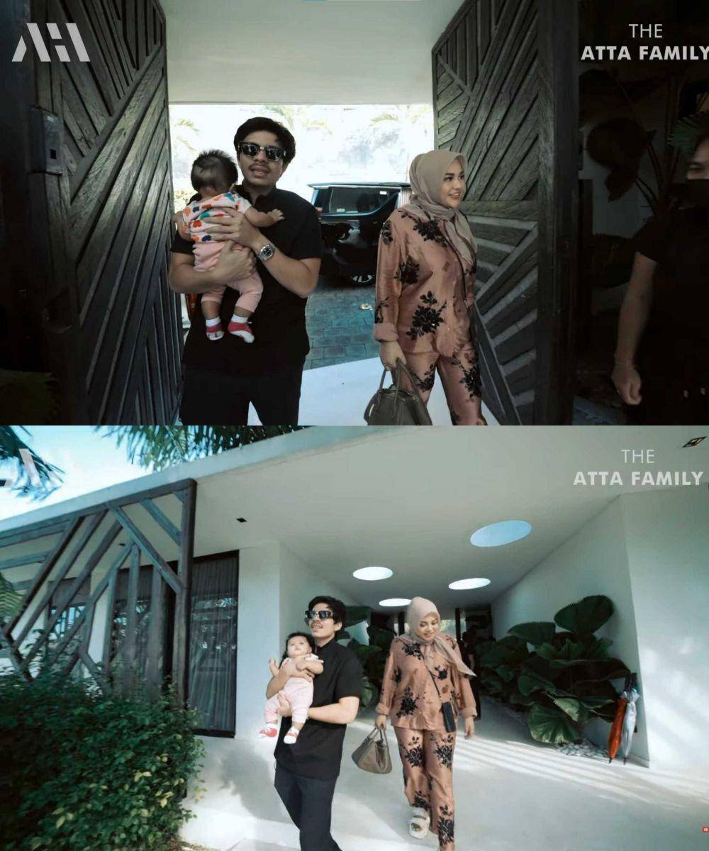 Villa sementara Ameena, Atta, dan Aurel di Bali (YouTube.com/AH/)