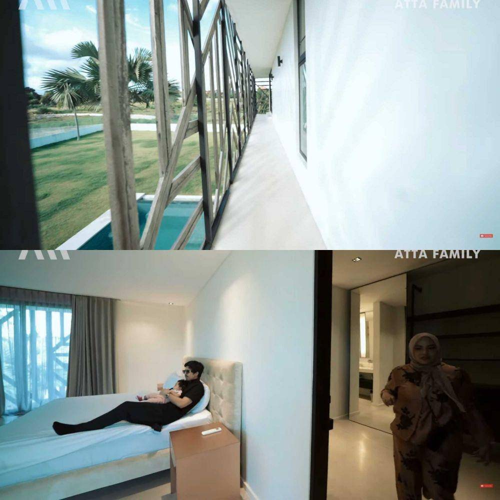 Villa sementara Ameena, Atta, dan Aurel di Bali (YouTube.com/AH/)