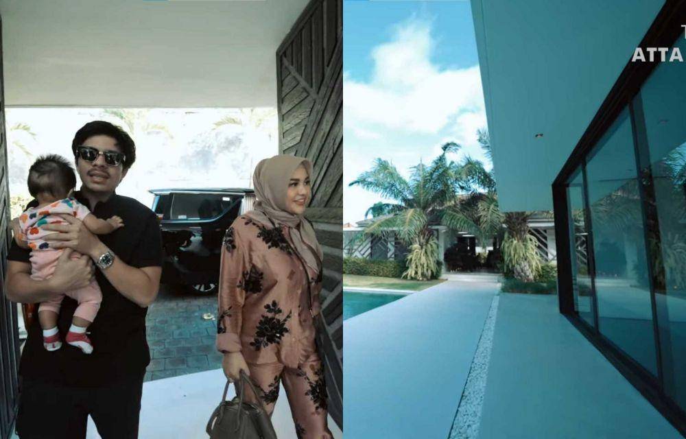 Villa sementara Ameena, Atta, dan Aurel di Bali (YouTube.com/AH/)