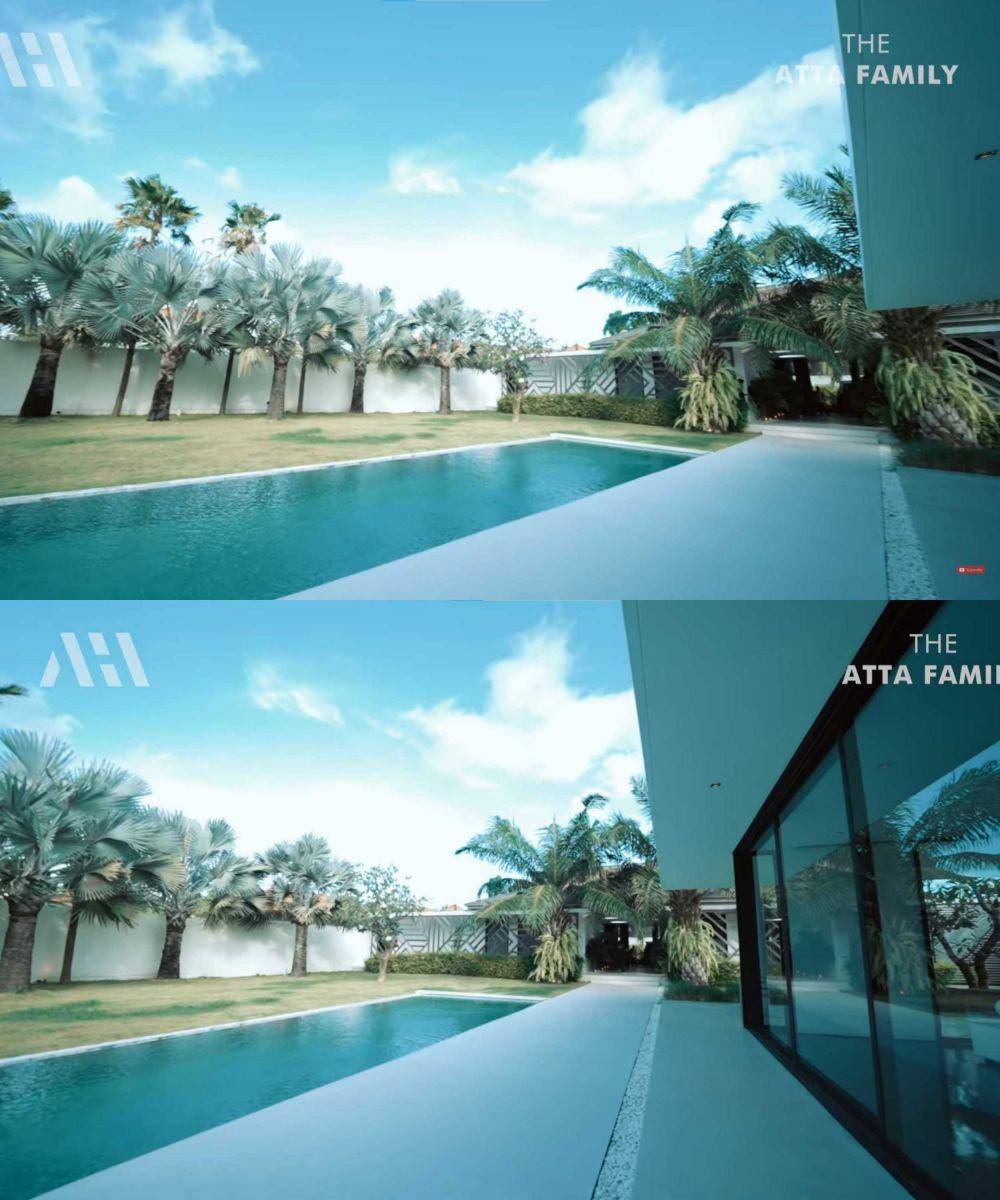 Villa sementara Ameena, Atta, dan Aurel di Bali (YouTube.com/AH/)