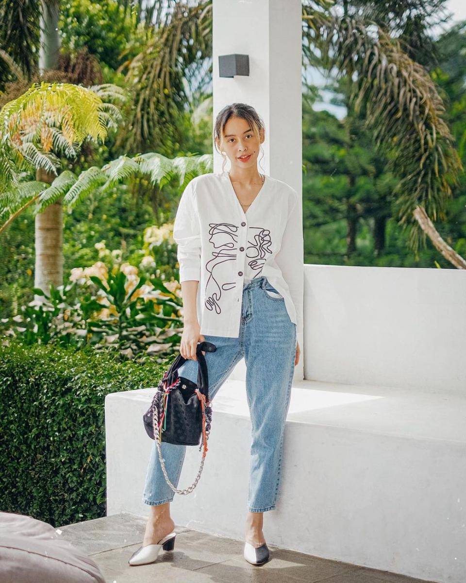 inspirasi OOTD hangout ala Conchita Caroline (instagram.com/conchizzlin)