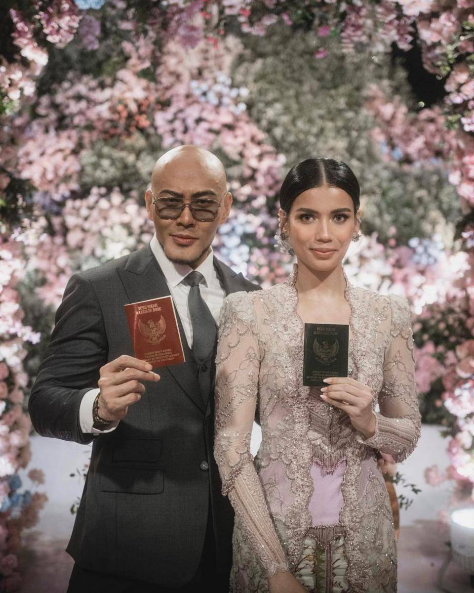 Dekorasi pernikahan Deddy Corbuzier dan Sabrina Chairunnisa. (David Salim via Instagram.com/sabrinachairunnisa_)