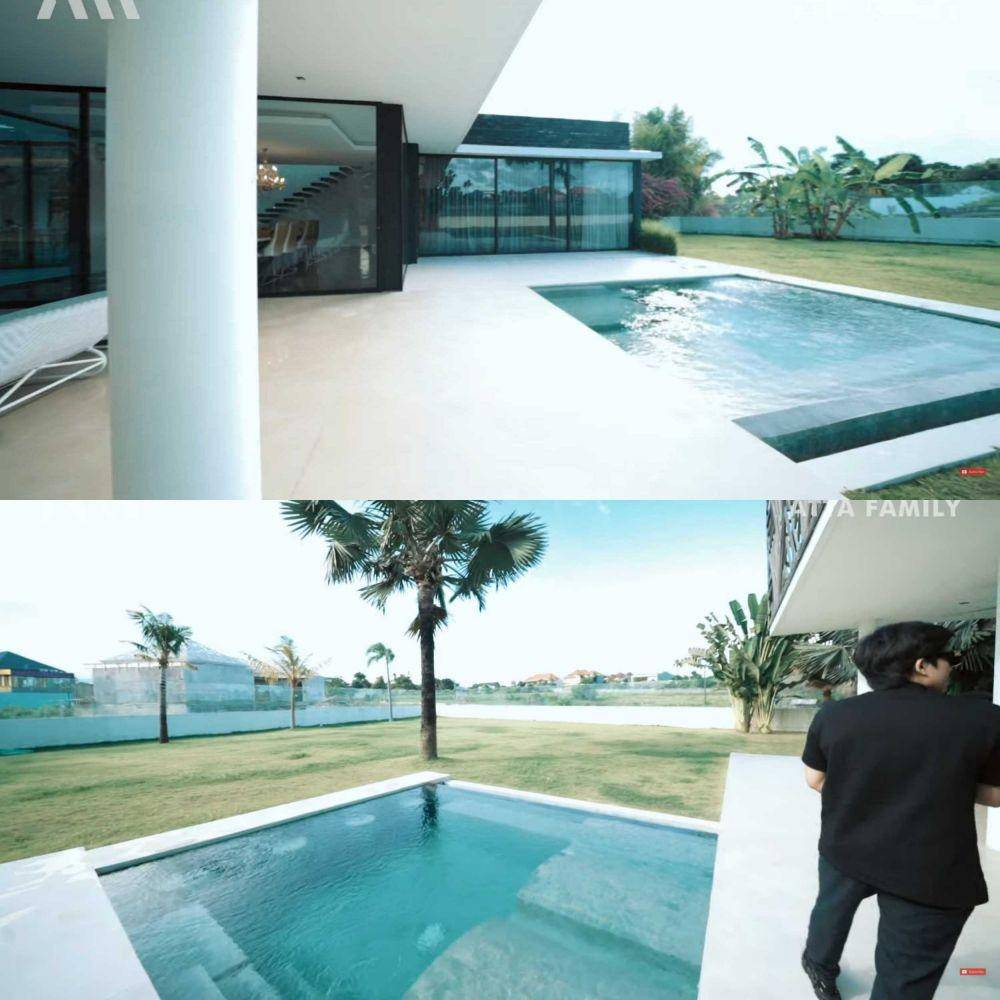 Villa sementara Ameena, Atta, dan Aurel di Bali (YouTube.com/AH/)