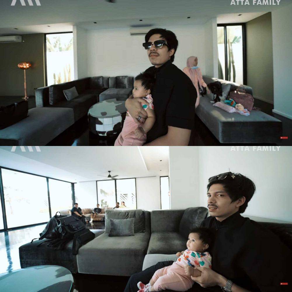 Villa sementara Ameena, Atta, dan Aurel di Bali (YouTube.com/AH/)