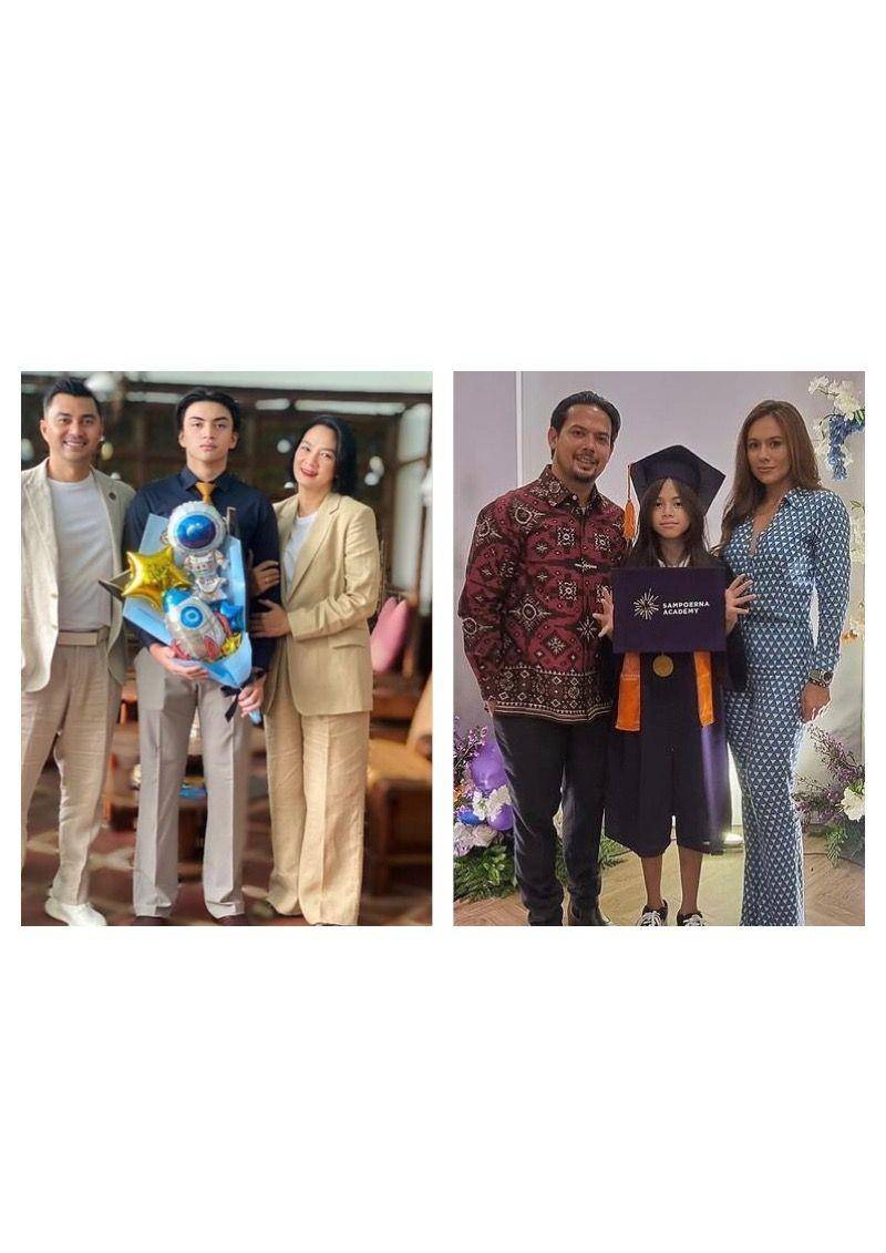 artis dampingi anak wisuda (instagram.com/anjasmara | instagram.com/wulan_guritno)