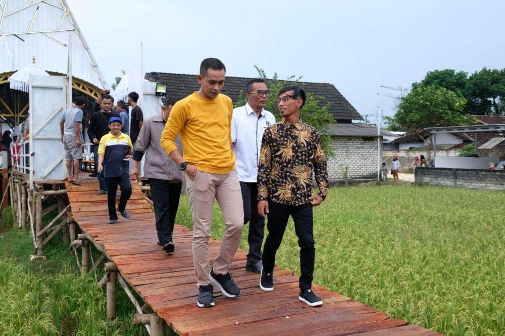 Destinasi Wisata dan Cafe Taman Pesona Khayangan Desa Pucangan, Kecamatan Montong, Kabupaten Tuban. IDN Times/Imron