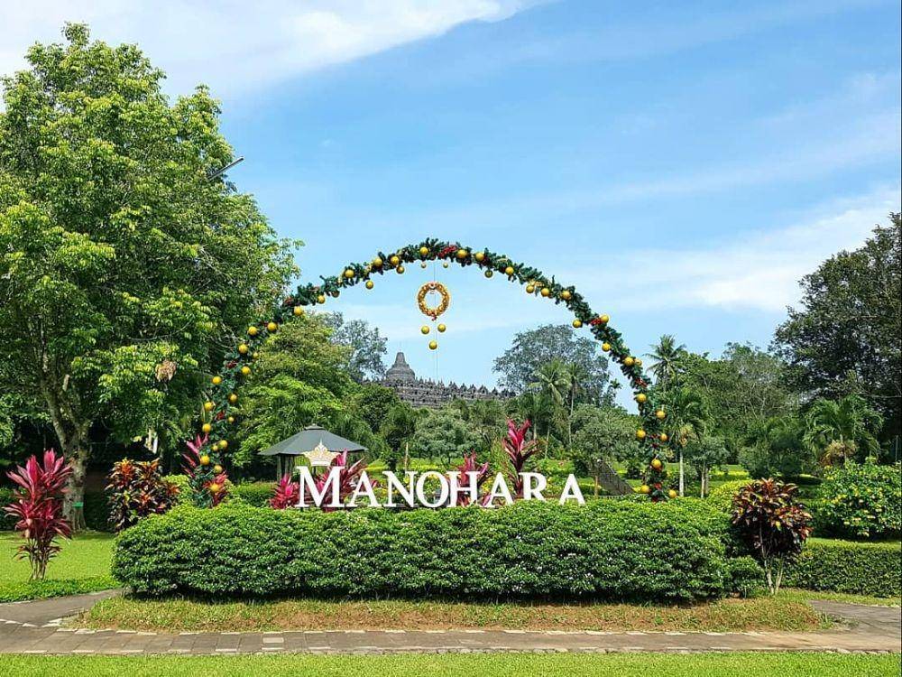 Potret Manohara Resto di kawasan Candi Borobudur (instagram.com/manoharaborobudur)