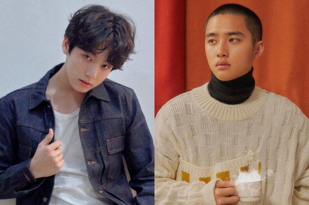 Jungkook BTS dan D.O EXO (twitter.com/BIGHIT_MUSIC | twitter.com/weareoneEXO)
