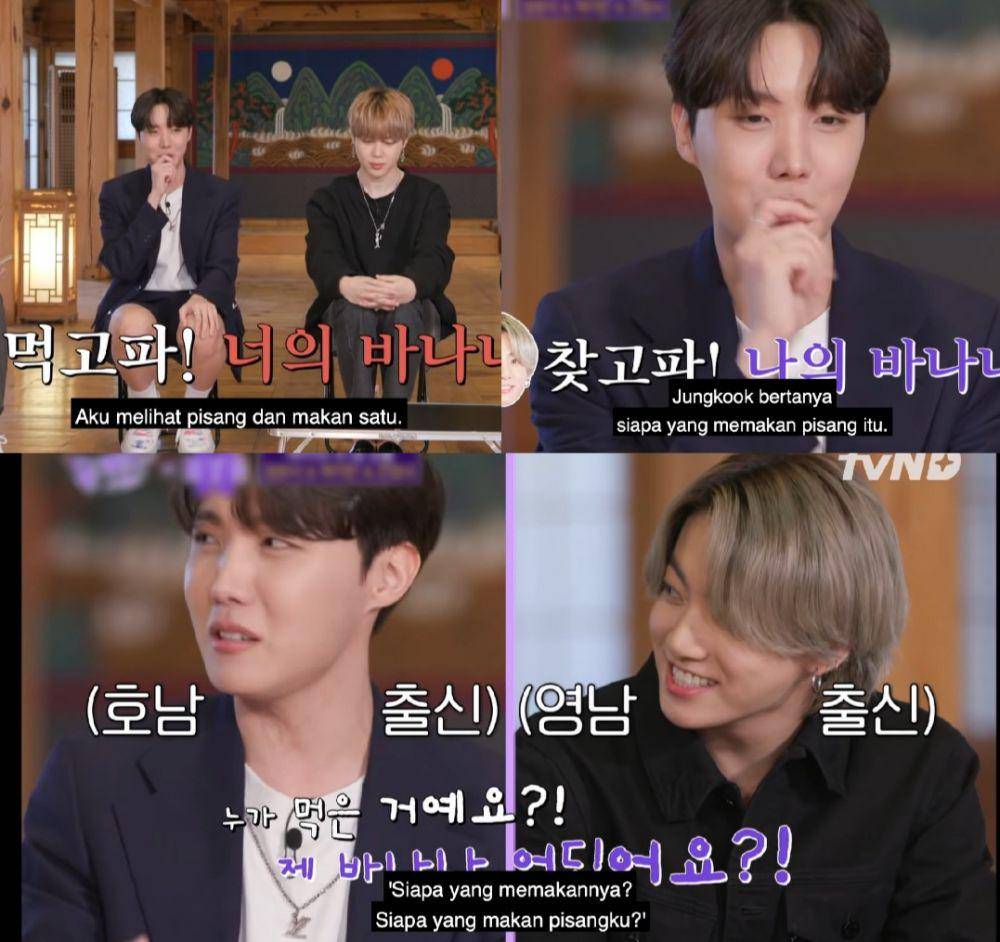 J-Hope dan Jungkook BTS (youtube.com/tvN D Indonesia)