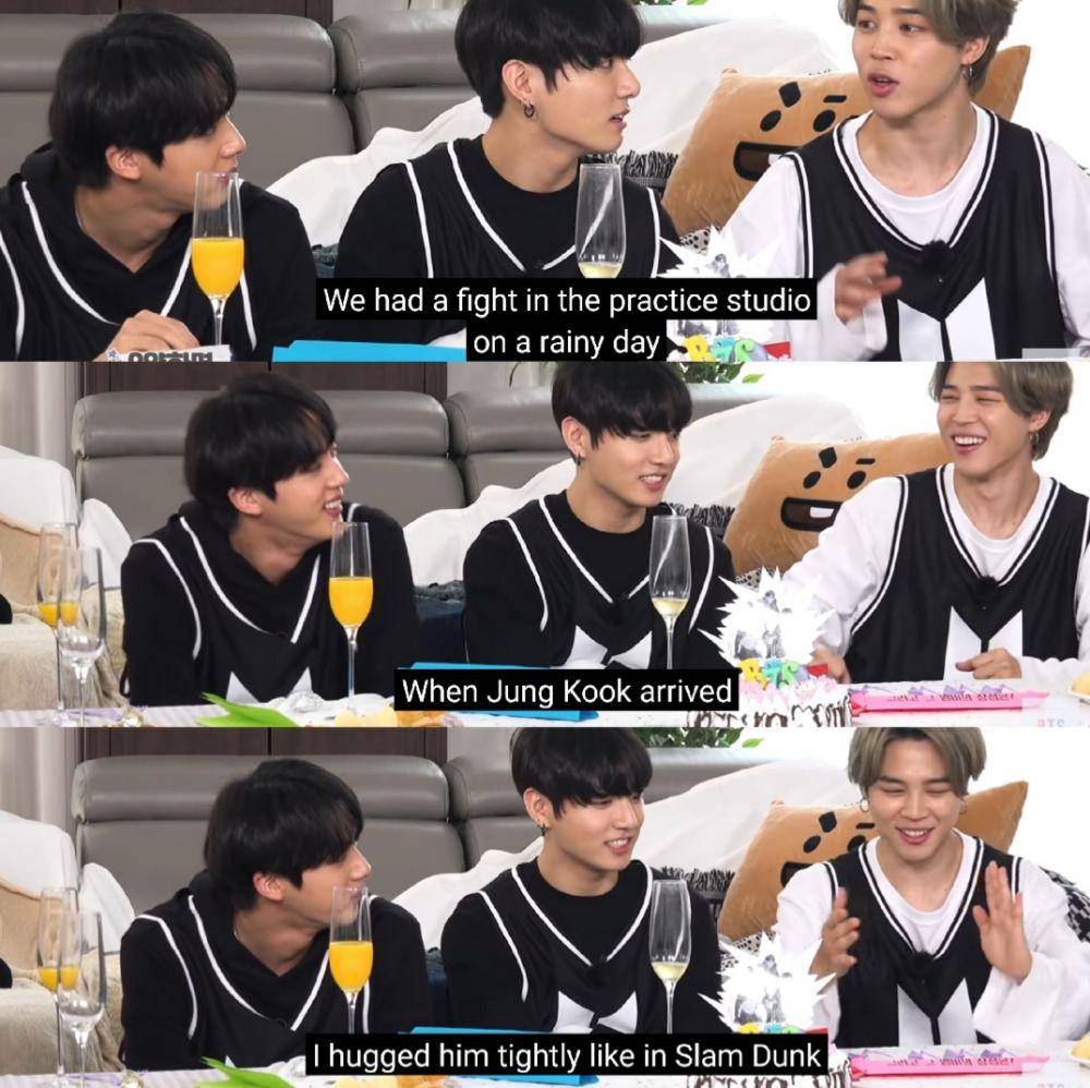 Jin, Jungkook, dan Jimin BTS (youtube.com/BANGTANTV)