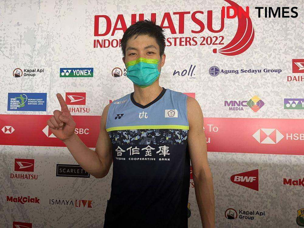 Chou Tien Chen amankan kemenangan pertama di Indonesia Masters 2022 (IDN Times/Margith Juita Damanik)