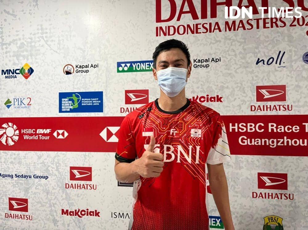 Shesar Hiren Rhustavito di Indonesia Masters 2022 (IDN Times/Margith Juita Damanik)