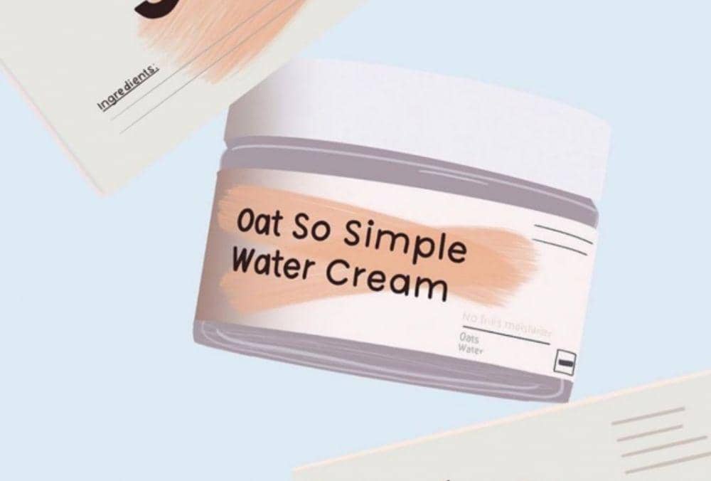 Krave Beauty Oat So Simple Water Cream (shopee.co.id/flo.glam)