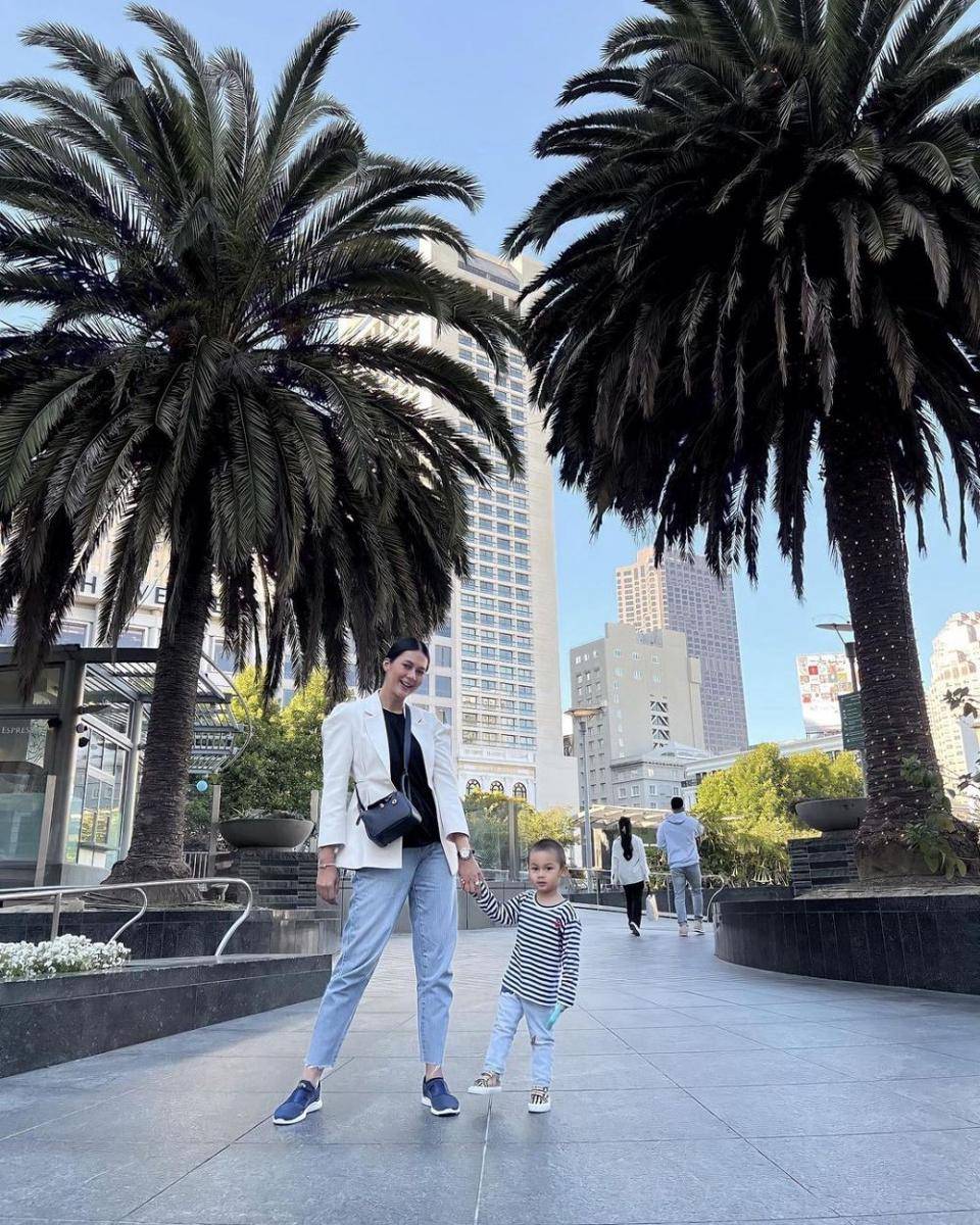 Baim Wong dan keluarga di Amerika (instagram.com/paula_verhoeven)