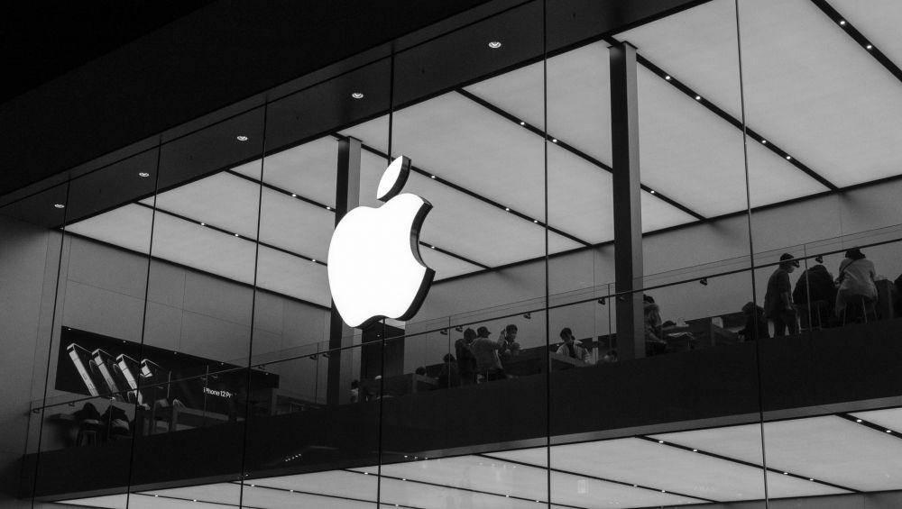 ilustrasi logo perusahaan Apple (unsplash.com/Bangyu Wang)