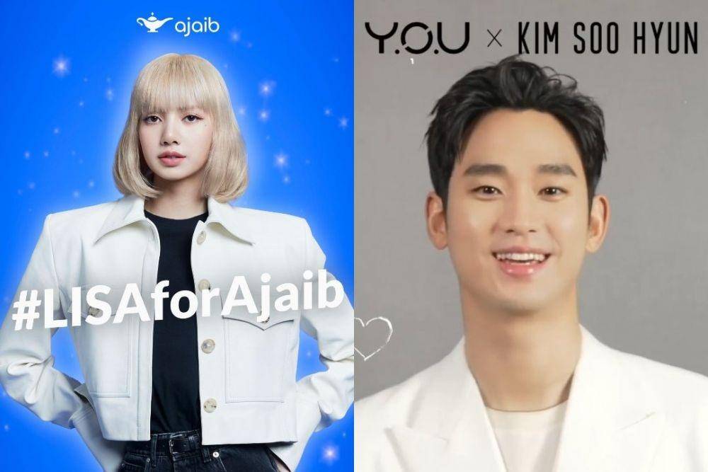 Lisa BLACKPINK, Kim Soo Hyun (Instagram.com/ajaib_investasi|Instagram.com/youbeauty_idn)