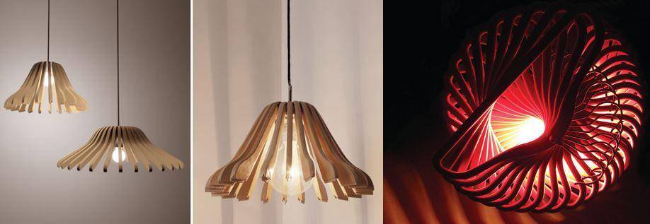 Caping lampu dari gantungan baju (boredpanda.com)