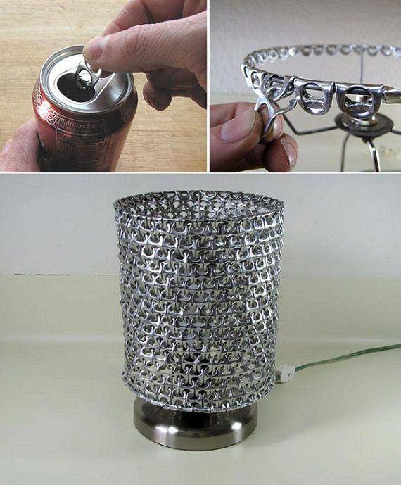 Caping lampu dari kaleng minuman (boredpanda.com)