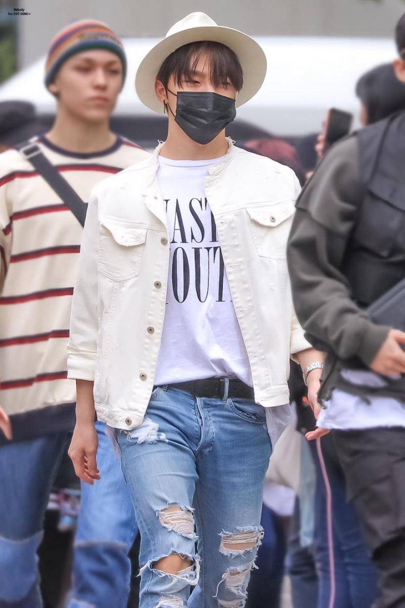 ide outfit ala Dino SEVENTEEN (twitter.com/melody_99211)