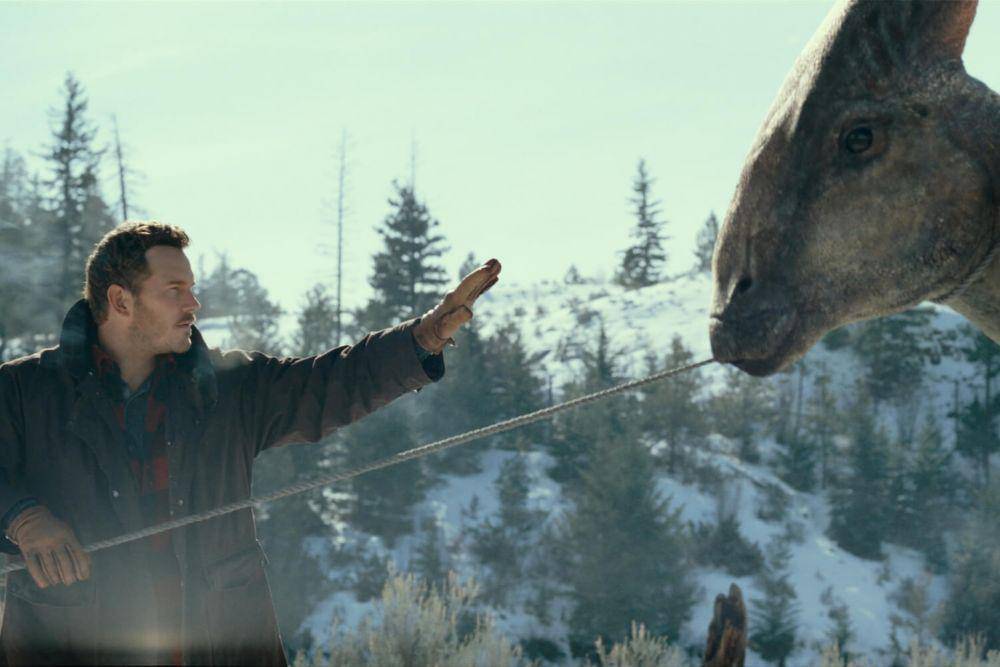 Chris Pratt dalam film Jurassic World Dominion (dok. Universal Pictures/Jurassic World Dominion)