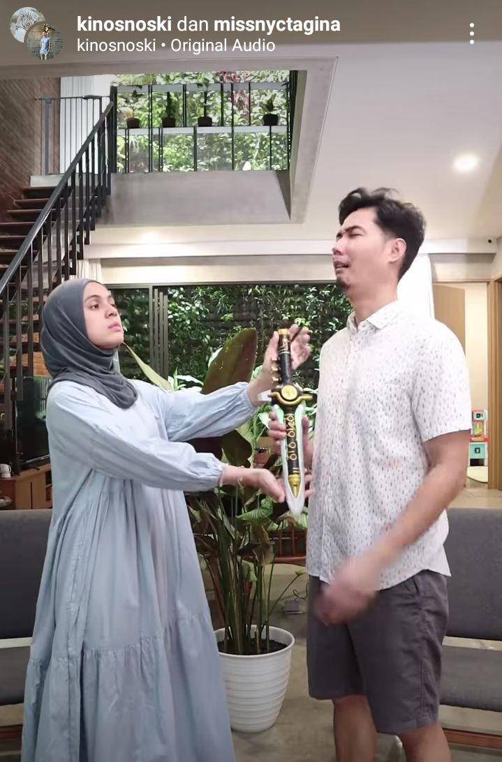 potret Nycta Gina dan Rizky Kinos (instagram.com/missnyctagina)