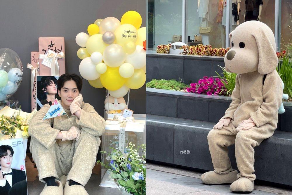 Bikin Fans Terenyuh, JR NU'EST Pake Kostum Hewan Kunjungi Birthday Ad