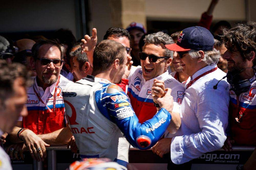 Jack Miller dan Francesco Guidotti saat masih di Pramac Racing (motogp.com)