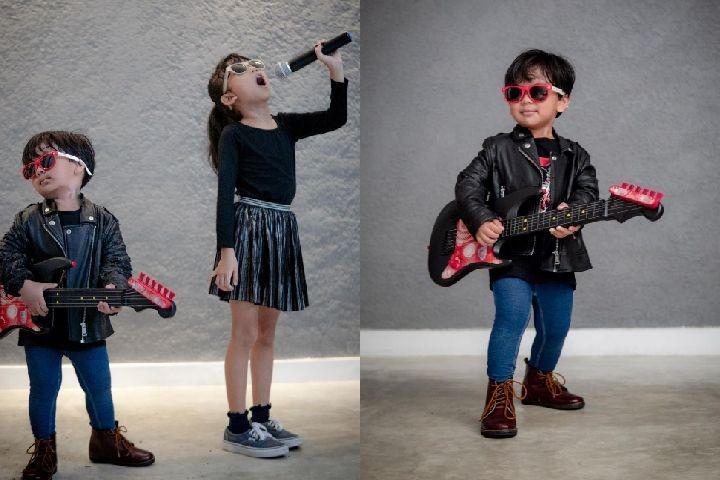 Penerus Tantri Kotak! 10 Potret Kara dan Arka Bergaya Rock n Roll