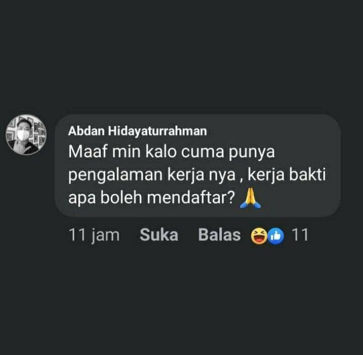 kualifikasi loker gak rasional (facebook.com/Harry Setiawan)