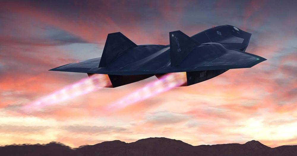 ilustrasi jet hipersonik Darkstar oleh Lockheed Martin (thedrive.com)