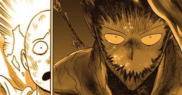 Garou meniru wajah Saitama ( tonarinoyj.jp/One Punch-Man )