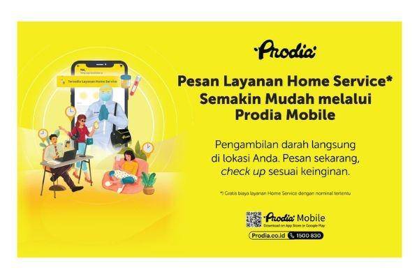 Layanan Home Service Prodia yang bisa diakses di aplikasi Prodia Mobile. (Dok. Prodia)