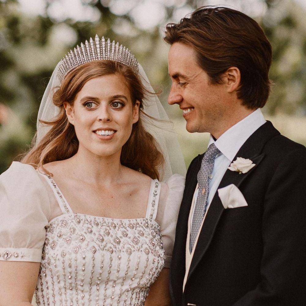 potret pernikahan Putri Beatrice (Benjamin Wheeler via instagram.com/theroyalfamily)