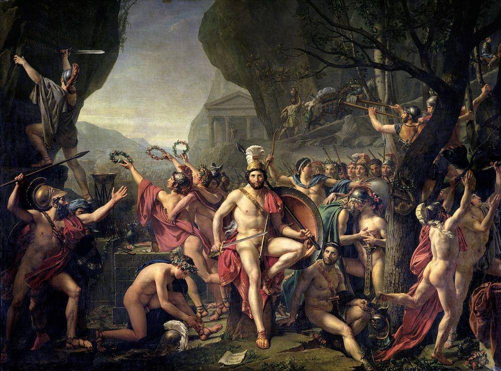 ilustrasi Pertempuran Thermopylae (commons.wikimedia.org)